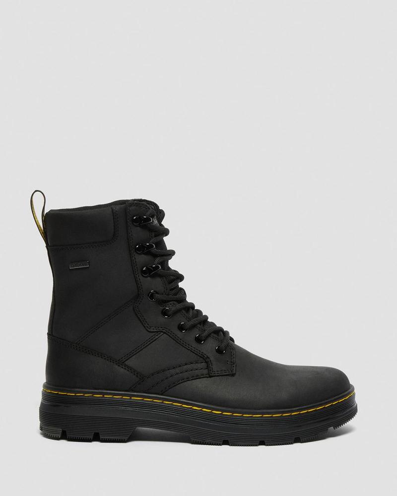 Dr Martens Iowa Waterdichte Poly Enkellaars Dames Zwart | NL 704AHK